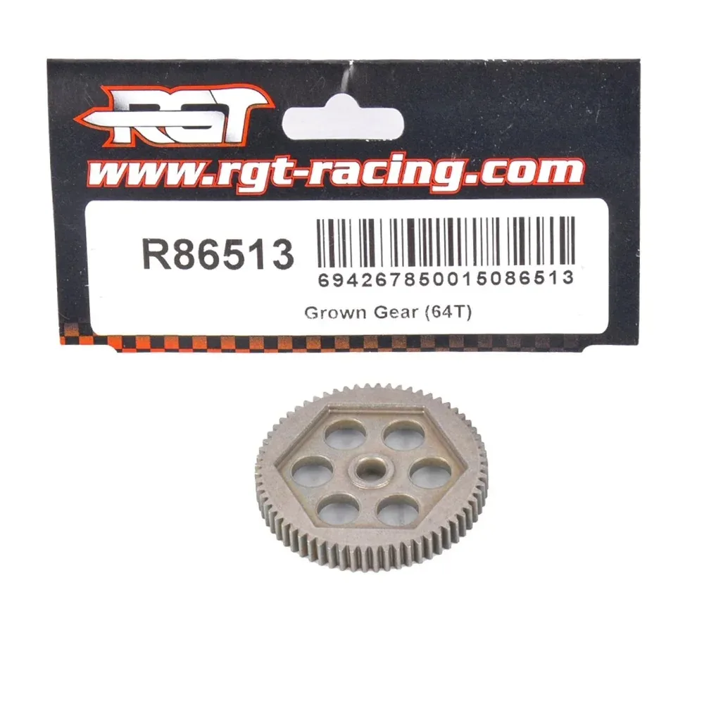 Parts Metal Grown Gear 64T Motor Gear R86513 For EX86190 1/10 RC Cars Model Crawler Original Accessories