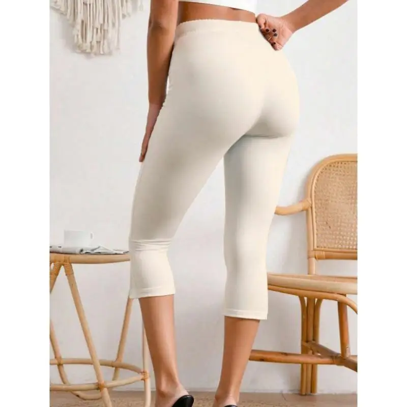 

Women's Casual Pure Color ort Tight Pants C 826 I 778 New Model Daily Wear Comfortable Fit Nine-Tenths Length Ciwalk Sui...