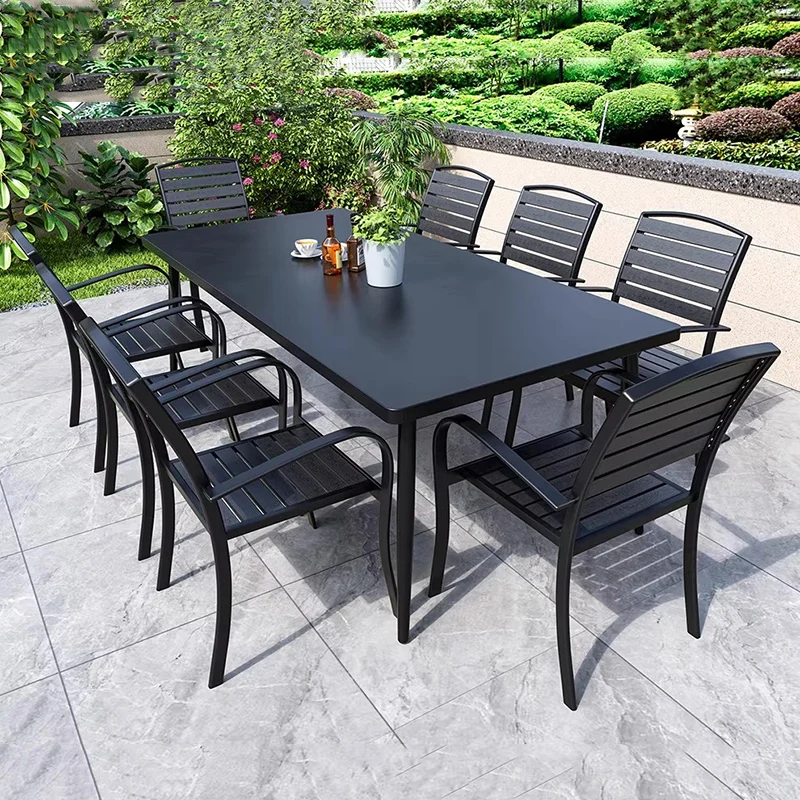 Set di mobili da giardino per ristoranti mobili Set di mobili da giardino da gioco di lusso per caffè all'aperto Mobili commerciali moderni Muebles
