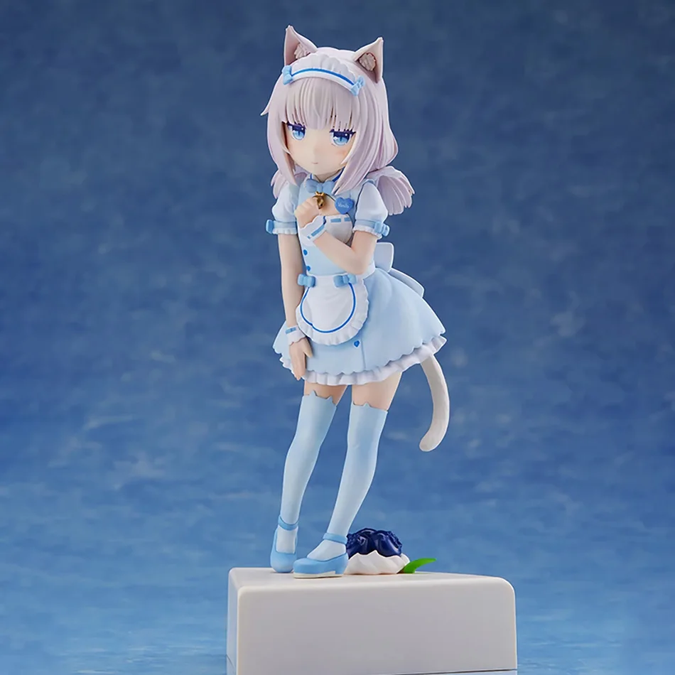 NEKOPARA 18CM Anime Cat Maid Figuur - Chocolade Vanille Leuke PVC Collectible Statische Pop Mooie Kat Stijl Model voor Kinderen