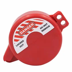 1 pcs Red Padlock Cylinder Tank Lockout Safety Valve Padlock ABS Outdoor Faucet Lock Garden Tap For Office buildings Parks