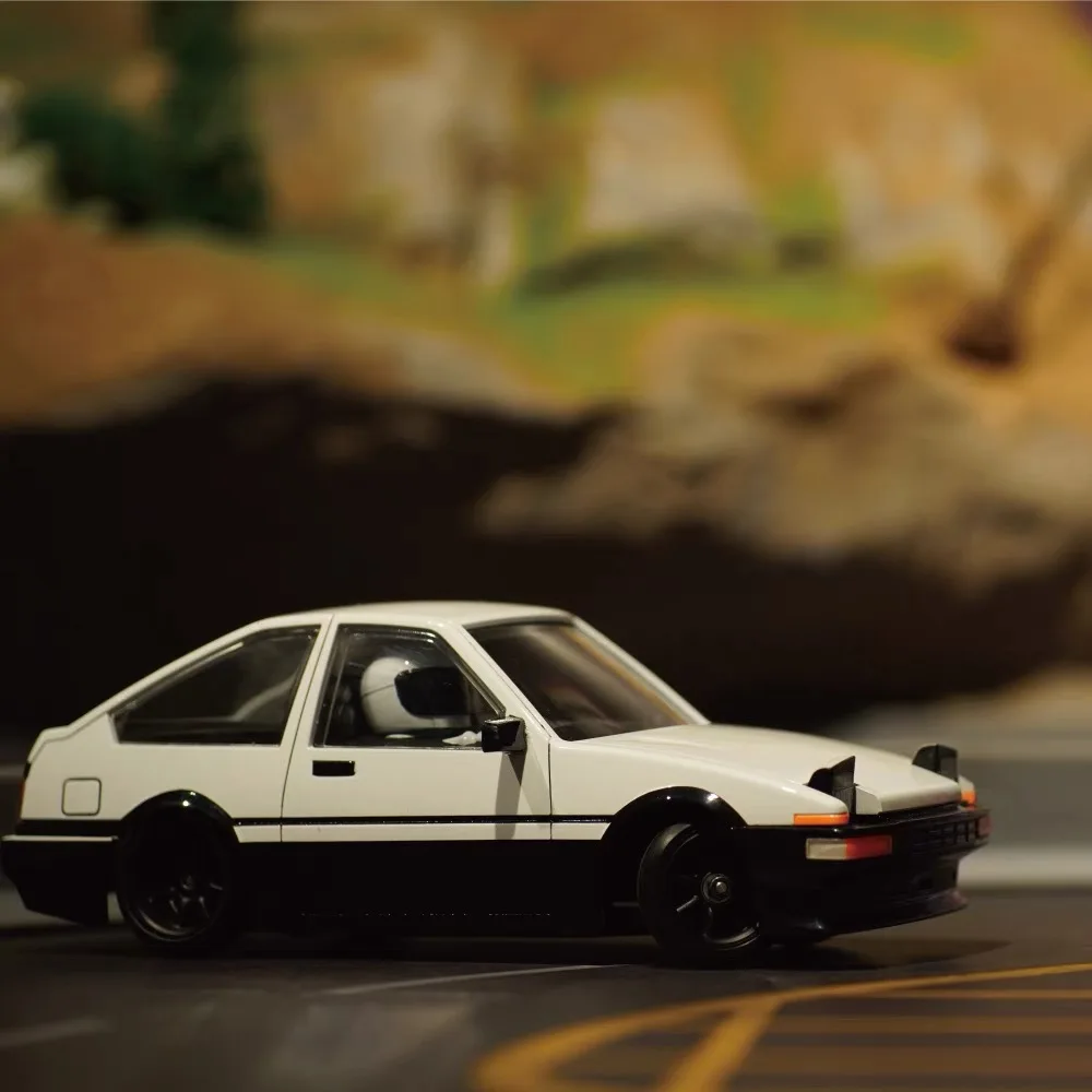 BMRX-FLD 1/28 rwd traseira-drive deriva carro de corrida rc 86 corpo escudo versão rtr crianças brinquedos presente aniversário para meninos