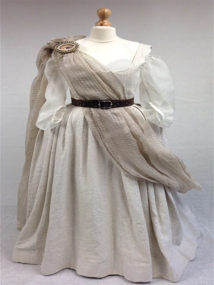 

TV Outlander Season 1 Geillis Cosplay Costume Women Fancy Dress Medieval Outfit