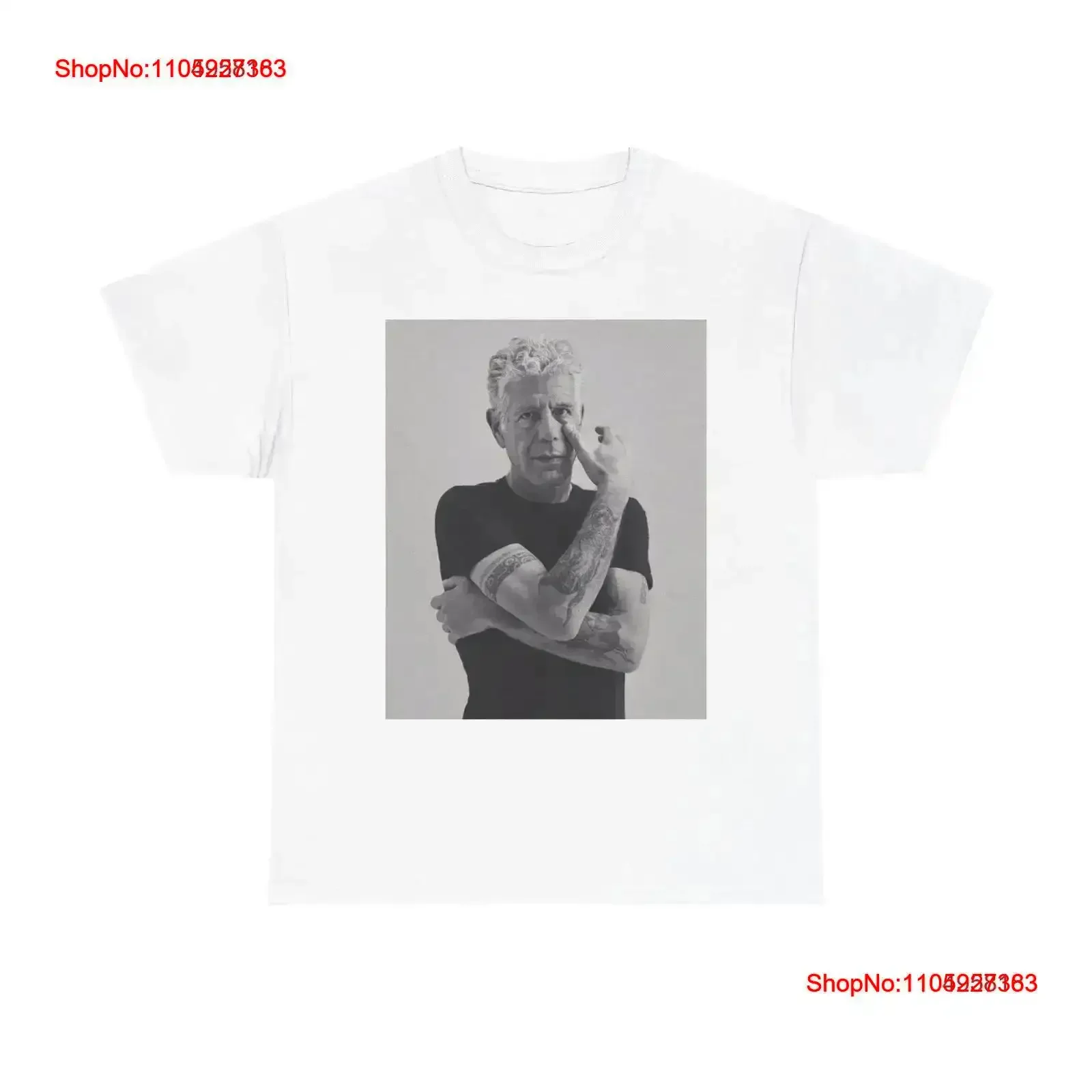 

Anthony Bourdain T Shirt New York Chef Vintage Heavy Cotton Washed Versatile streetwear Slightly Comfortable vintage Washed