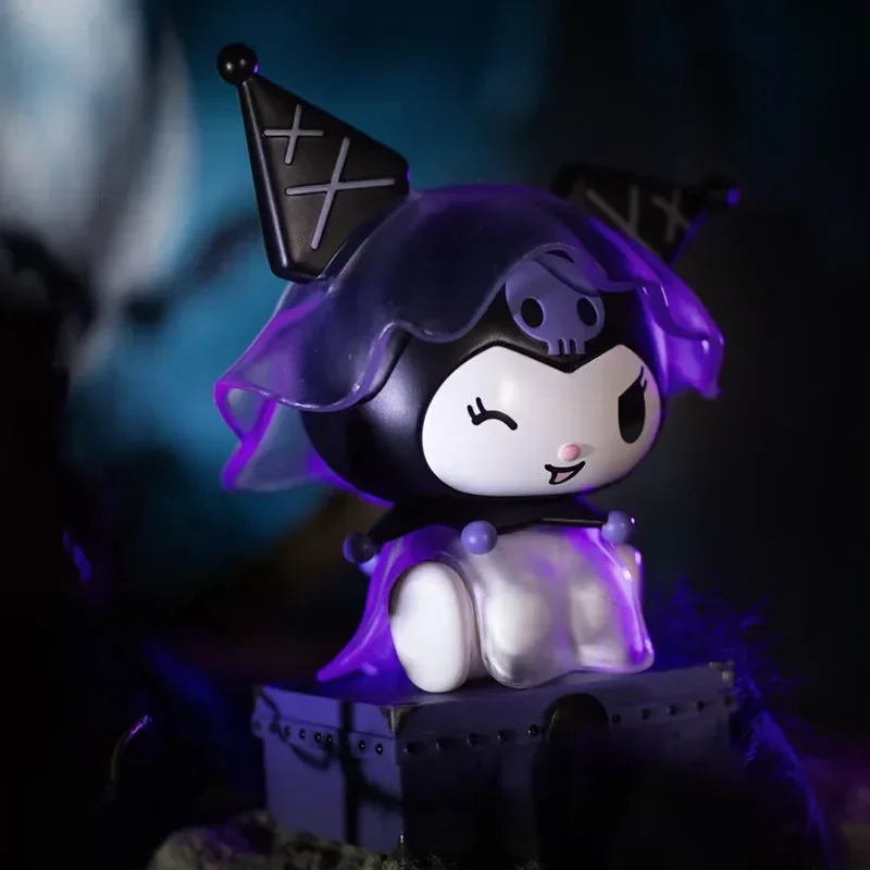 MINISO Kuromi Midnight Stories Serie Blind Box Speelgoed Kawaii Anime Action Figure Caixa Caja Verrassing Mystery Box Poppen Meisjes Gift
