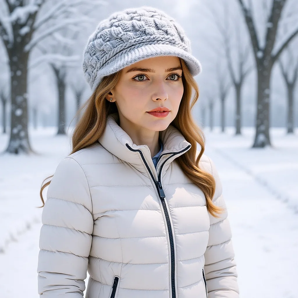 قبعة نسائية متماسكة من الصوف المخلوط قبعة حرارية عتيقة مناسبة لأزياء الشتاء متقلب للطقس البارد