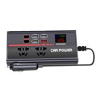 Car Inverter Portable Charging Converter for Auto 200W Car Power Inverter 12V or 24V DC to 110V or 220V AC USB Fast Charger