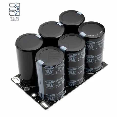 16V‑83F Super Farad Kondensatorbank 2.7V 500F 6st/1set Skyddsplatta Kondensator Ljud Elektrolytkondensator Bilstereo 8 best sales kondensatorbank - №1