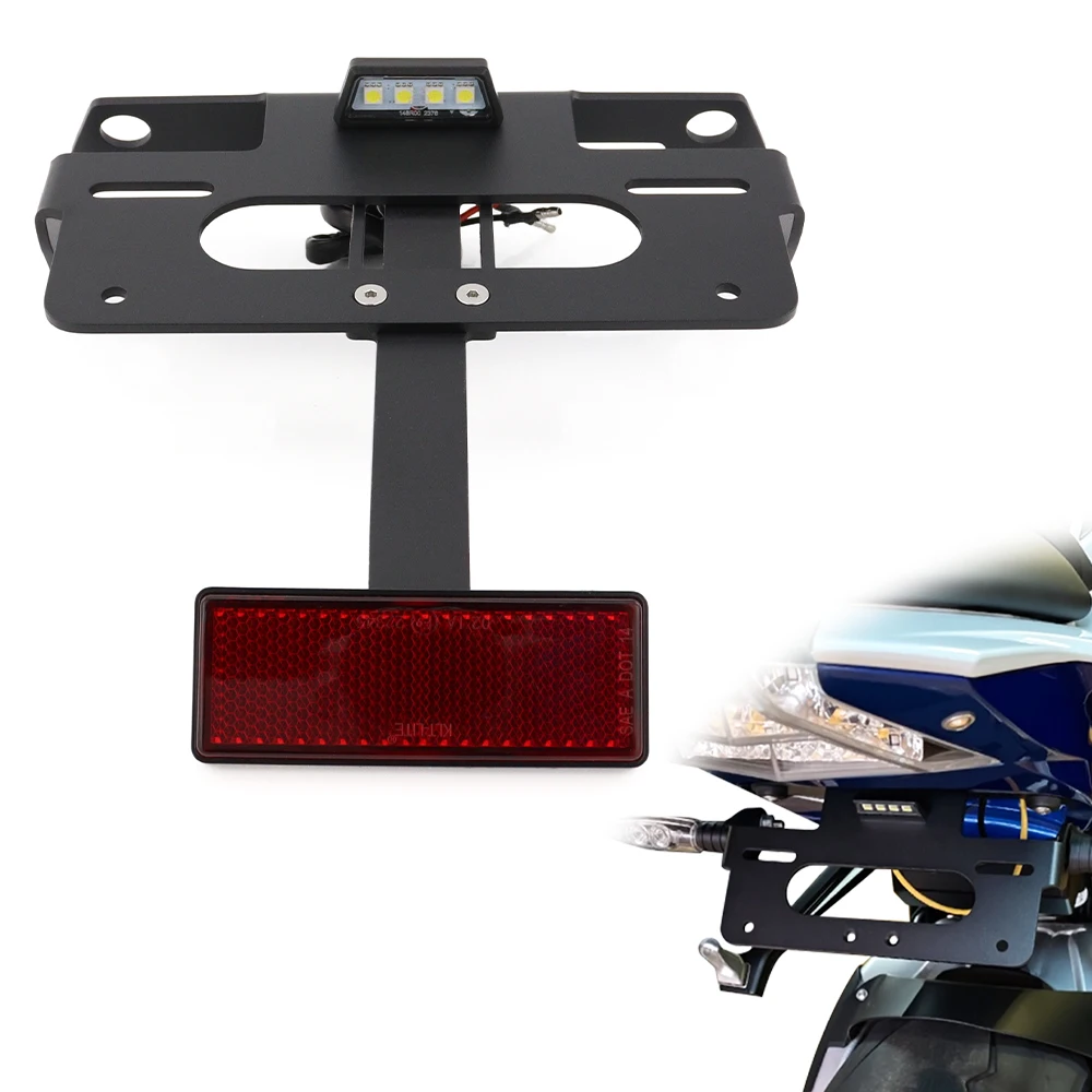 

For BMW S1000R 2014-2020 S1000RR 2010-2018 HP4 2009-2014 Rear Tail Tidy License Plate Holder Bracket Fender Eliminator kit