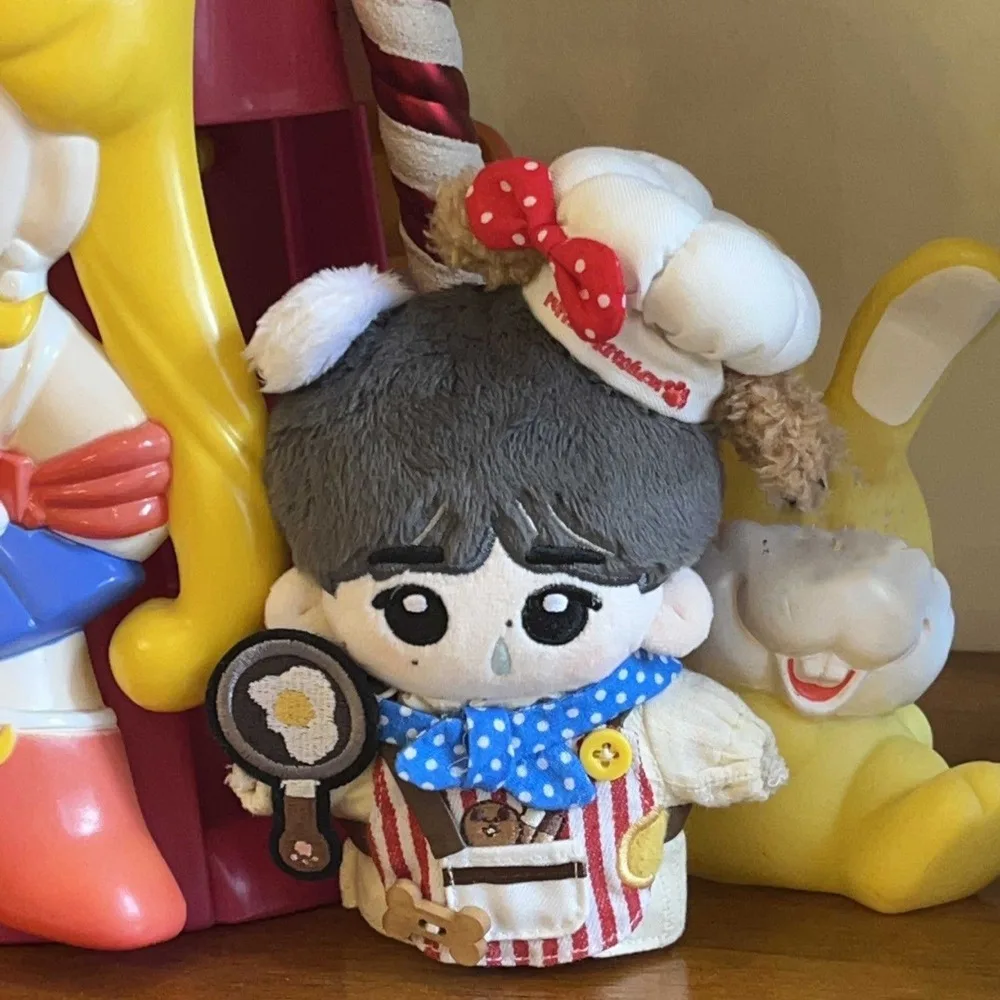 DIY الملابس قبعة الطاهي 10 سنتيمتر الملابس القطنية واللباس المئزر مجموعة الملابس الزي جميل الملابس الإبداعية مجموعة الملحقات