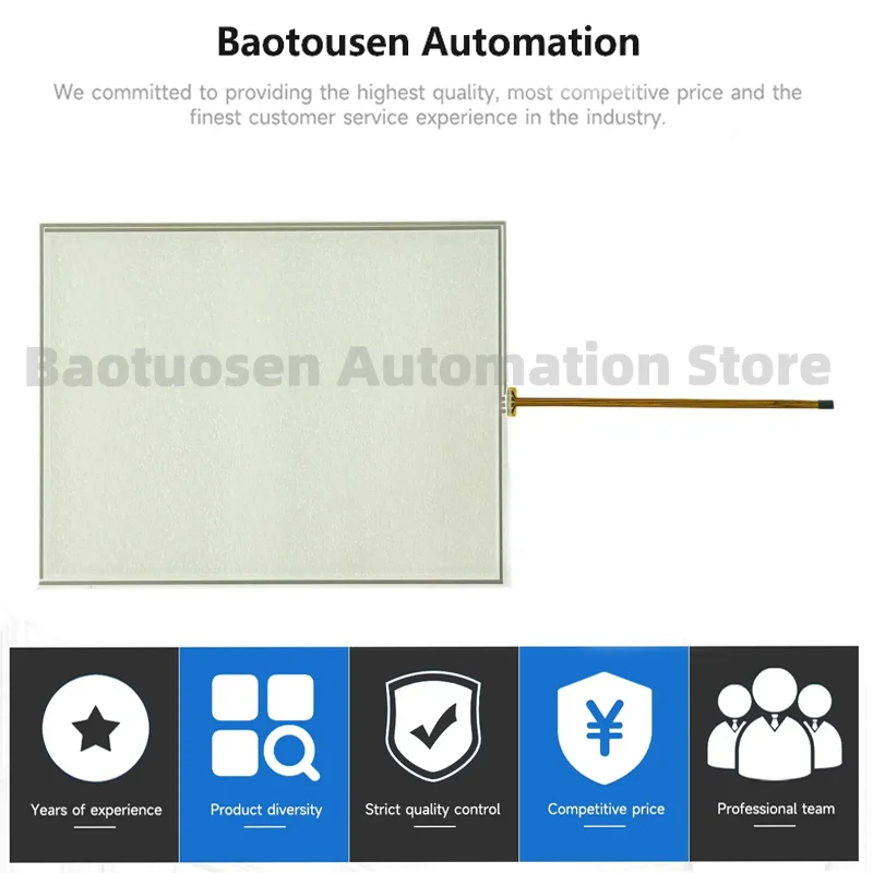 100% brand new 6AV6 643-0CD01-1AX1 Overlay touch screen (with touch protection film)