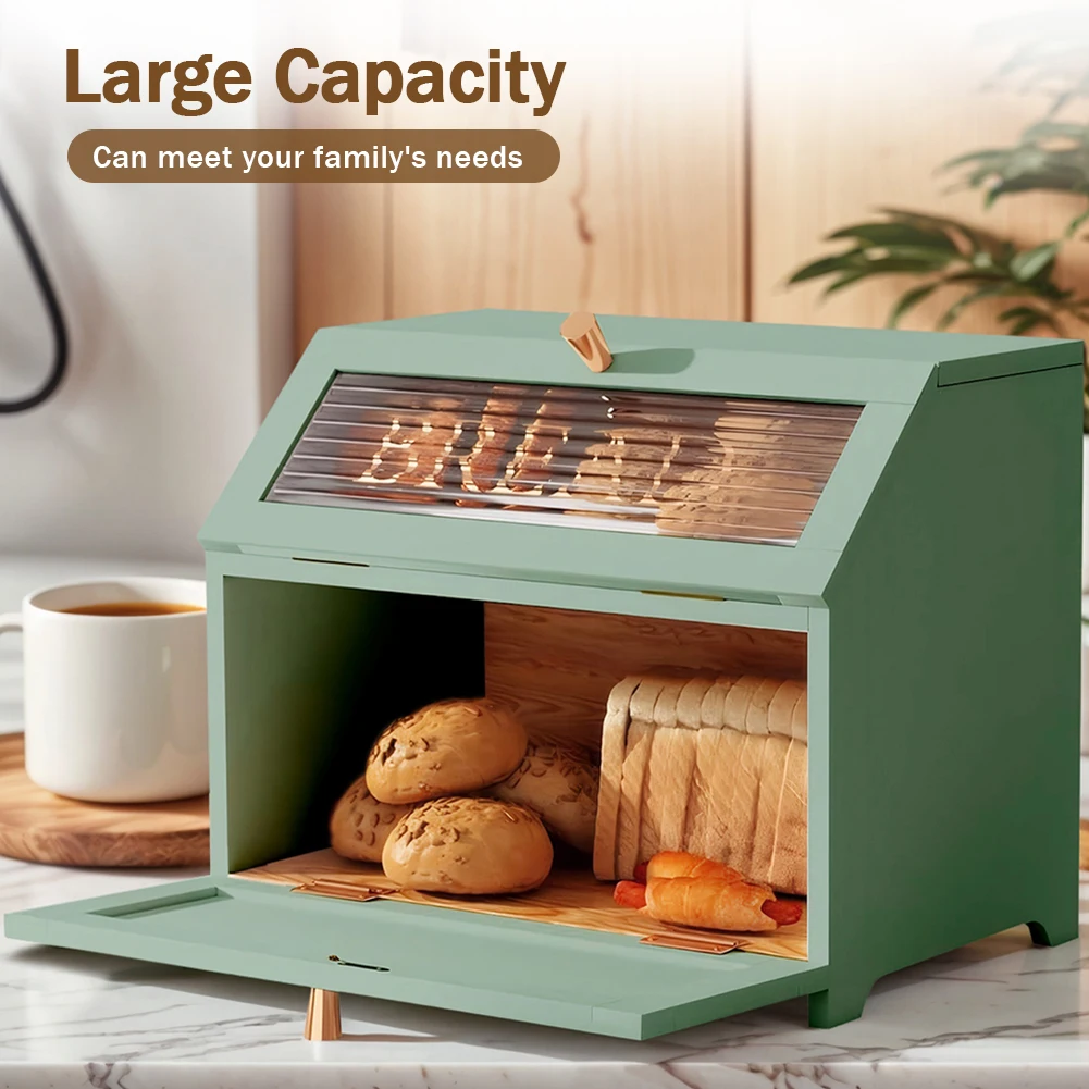 Wooden Bread Bin Mu…