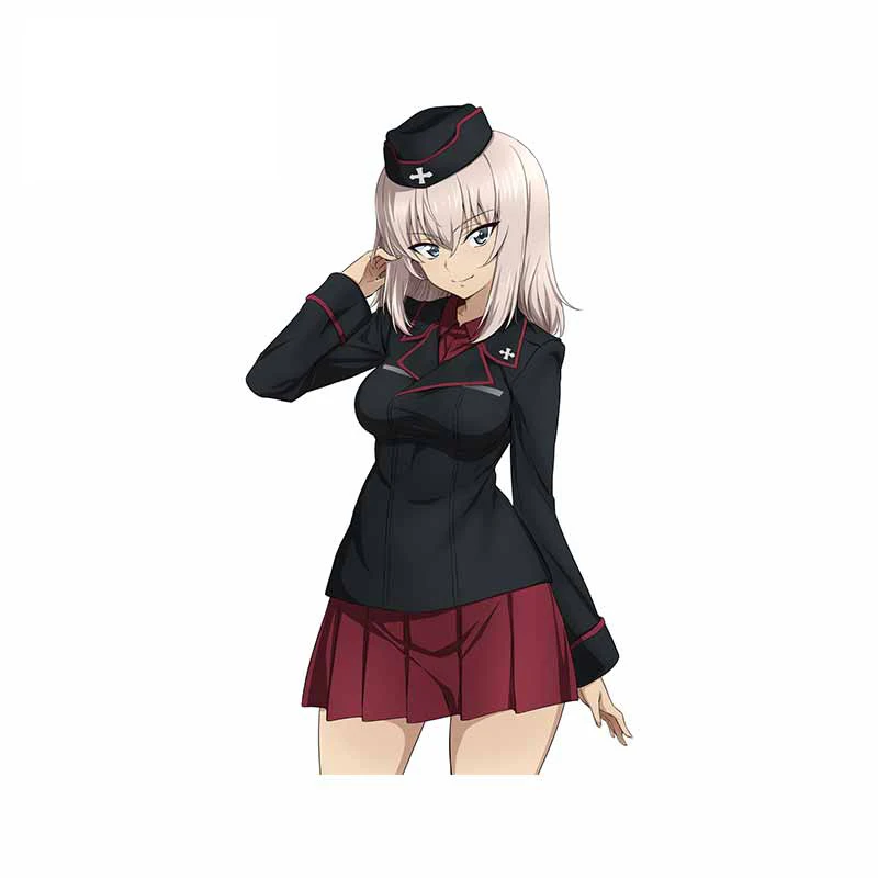 للفتيات وبانزر إيتسومي إيريكا الفينيل ملصقات السيارات الكتابة على الجدران DIY الشارات مكيف الهواء مقاومة للخدش 13 سنتيمتر X 7.7 سنتيمتر