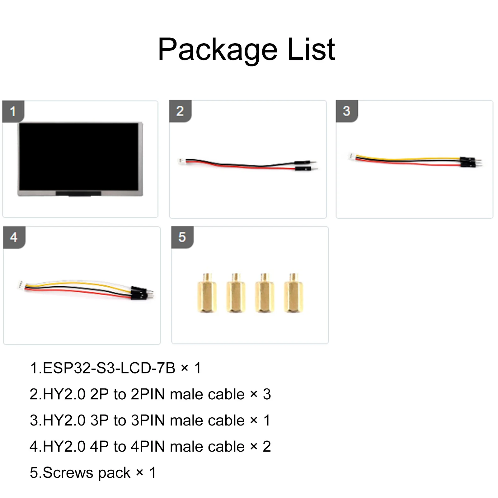 ESP32 ESP32-S3 7 بوصة لوحة تطوير العرض نوع B 1024x600 32 بت LX7 معالج ثنائي النواة يدعم WiFi & Bluetooth