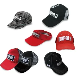 RAPALA Fishing Mesh Hat Breathable/LED Hat/Outdoor Sports Sunshade Hat Baseball Cap Adjustable Summer Hat Fishing Gear