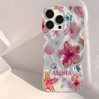 Summer Pink Flower Starfish Pattern Phone Case For Samsung Galaxy S25 Ultra S24 S23 Plus S22 S21 S20 FE A55 A53 A35 A15 Cover