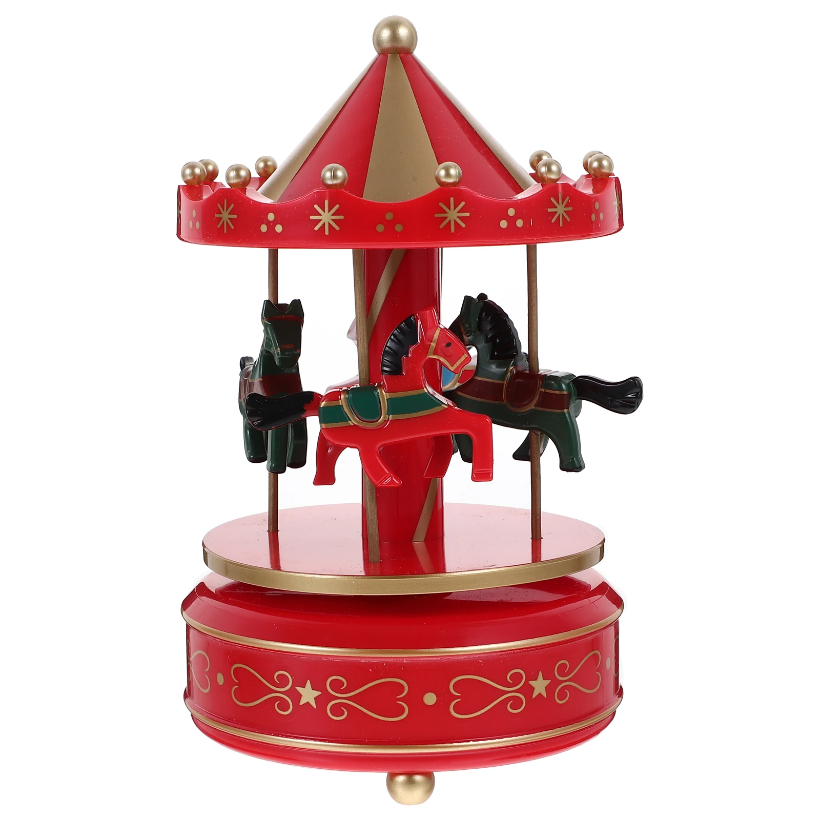

Vintage Decor Music Box Desktop Carousel Decoration Musical Boxes Crafts Christmas