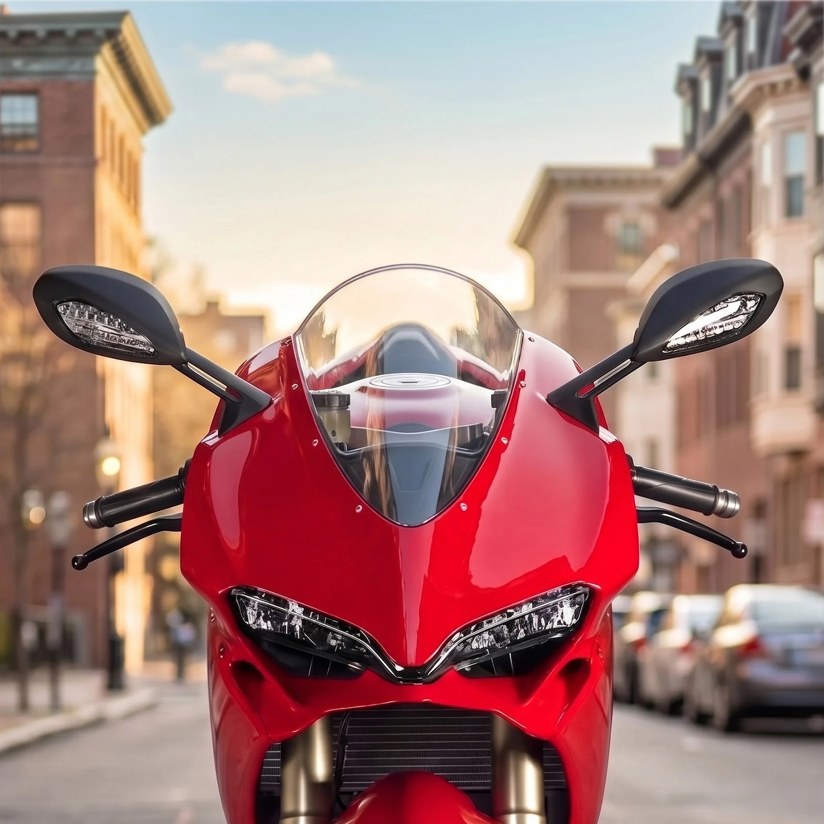 Motorcycle L&R Side Black Turn Signals Mirrors Kit For Ducati 959 Panigale Corse 2018-2020 R 1198 2015-2017 959 ABS 2017-2018