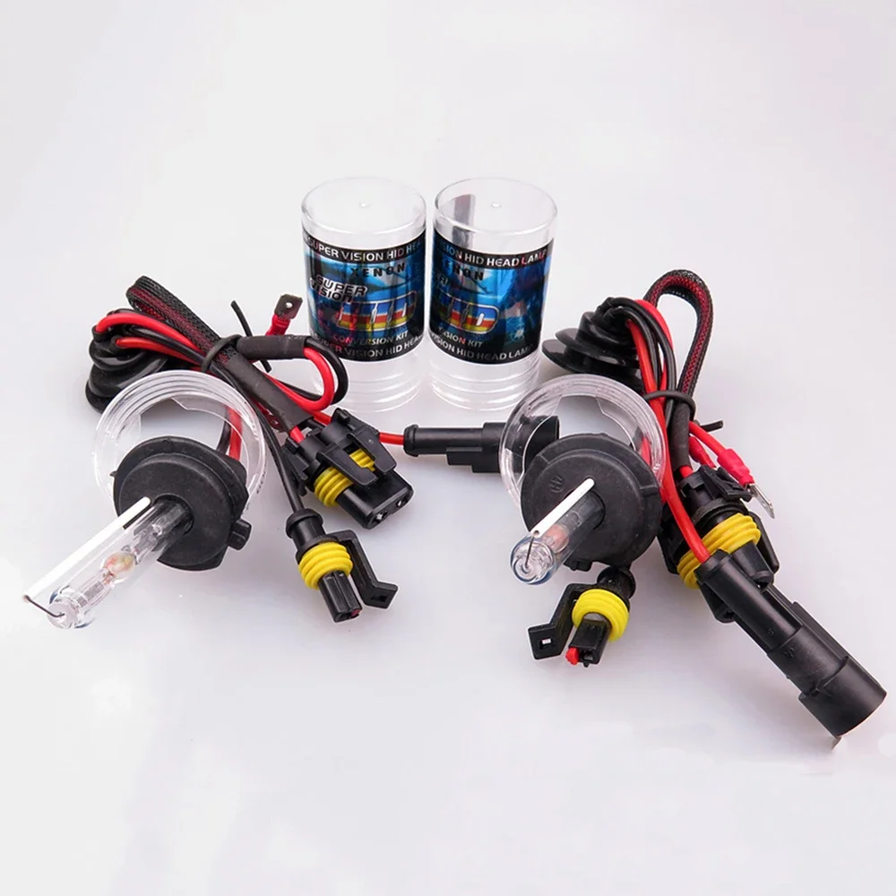 

H7 35W 55W H3 H4 H8 H9 H11 HID Xenon Light Conversion Kit Headlight Bulb Slim Ballast 4300K 6000K 8000K Replace Halogen Lamp