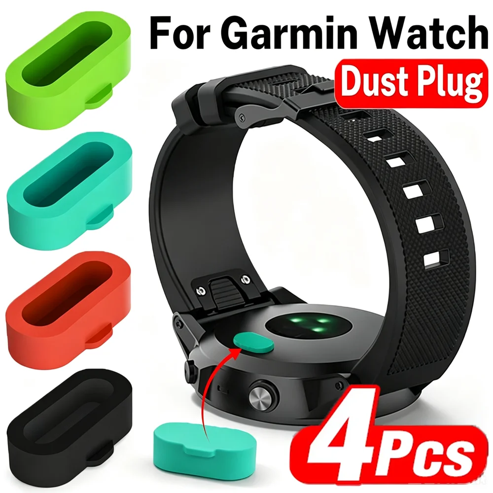 Staubschutzkappe für Ladeanschluss für Garmin Fenix 8/7/7S/7X/6/6X Pro Instinct 2X Venu 3/3S/2/2S/SQ Vivoactive 5/4/4S 965 955 265 255