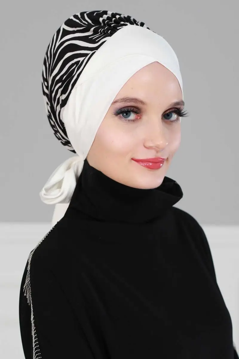 Padrão de zebra de osso penteado com cinto