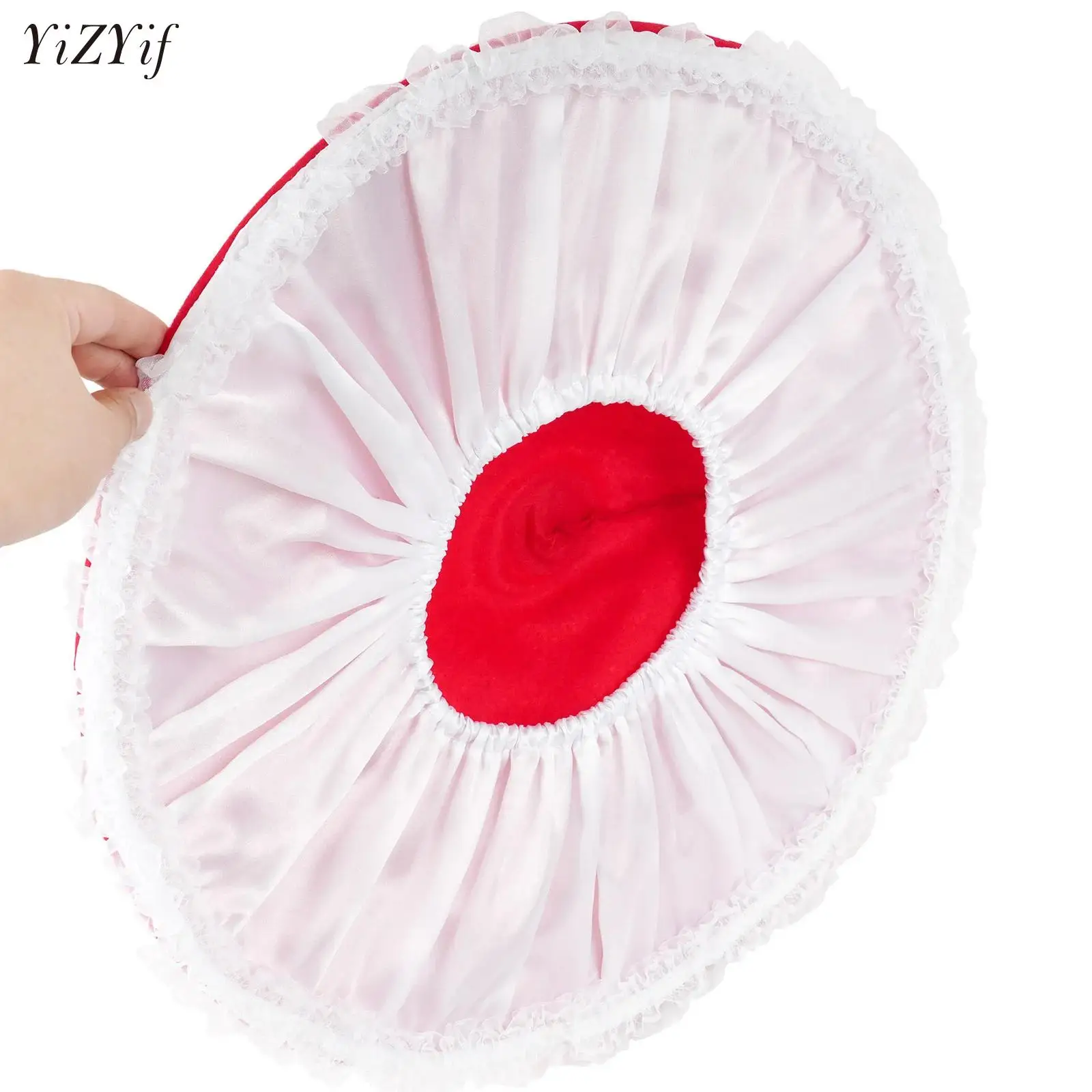 

Mushroom Hat Role Play Costume Hat Renaissance Halloween Cosplay Victorian Fairy Costume Accessory Hat for Adult Funny Clown Hat