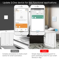 MOES Tuya ZigBee Wireless 9 Scene Switch Push Button Battery Powered Transmitter Smart Life App Automation 1/2/3 Gang - Image 3