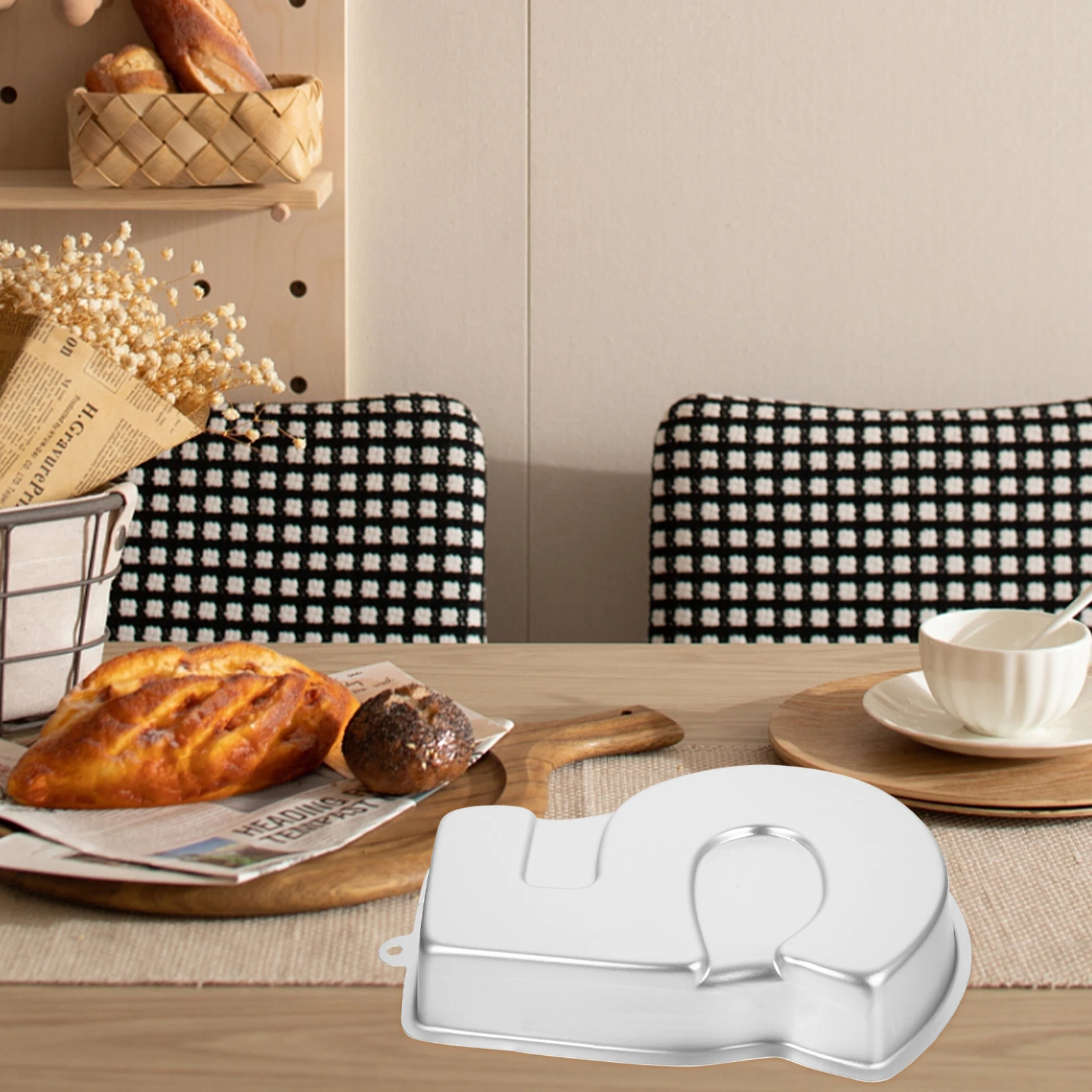 

Cake Mold Baking Tray Aluminium Tin Pans Turntable Bakery Number Mould for Aluminum Birthday Tools Moulds