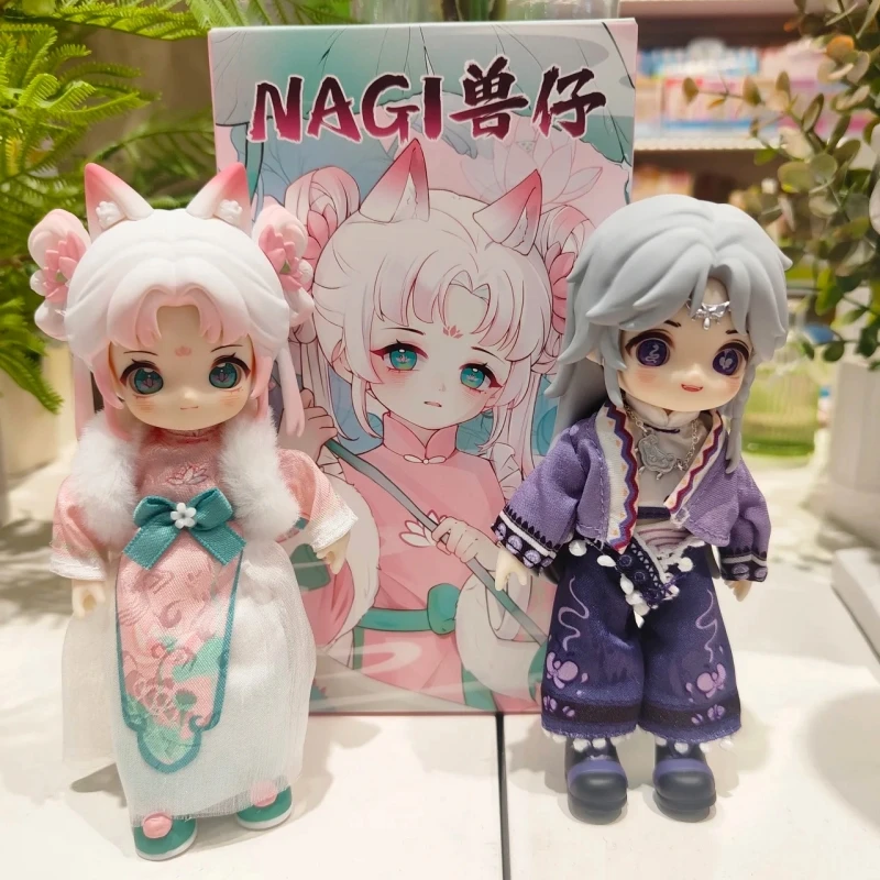 Cute Nagi 4.0 Fourth Generation Xiaoyao Series Blind Box Movable Doll 12 Points Bjd Trendy Toy Figurine Gift Collection Trendy