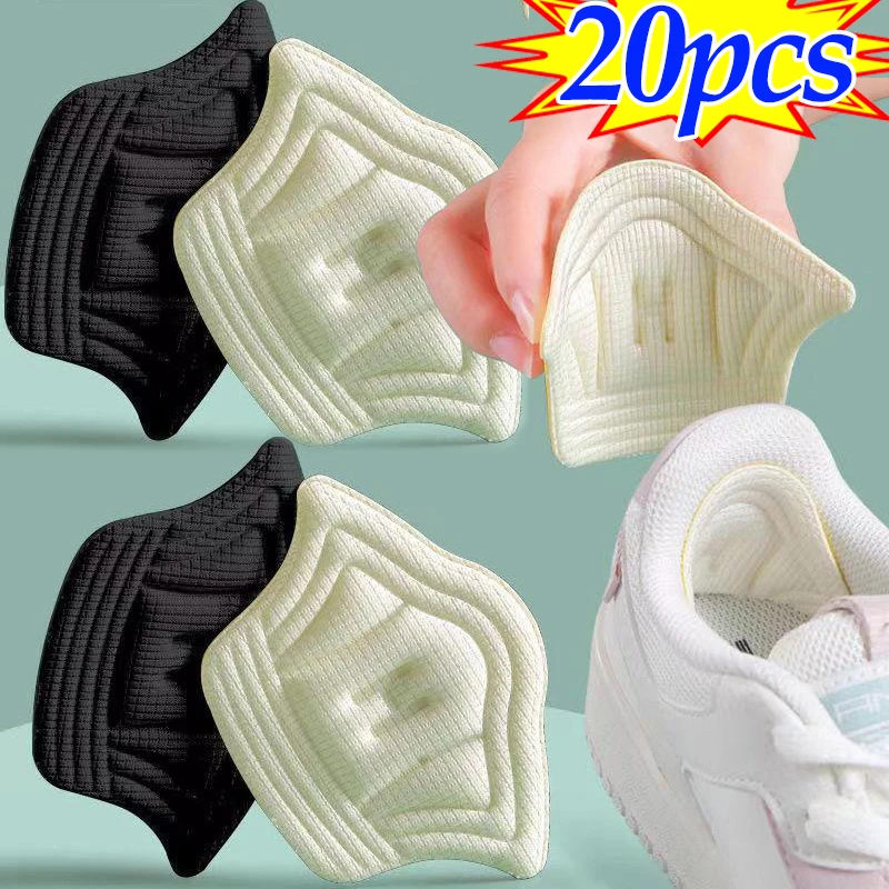 

Soft Apricot Sponge Insoles Patch Heel Pads Sports Shoe Adjust Size Feet Pad Pain Relief Cushion Inserts Heel Protector Sticker