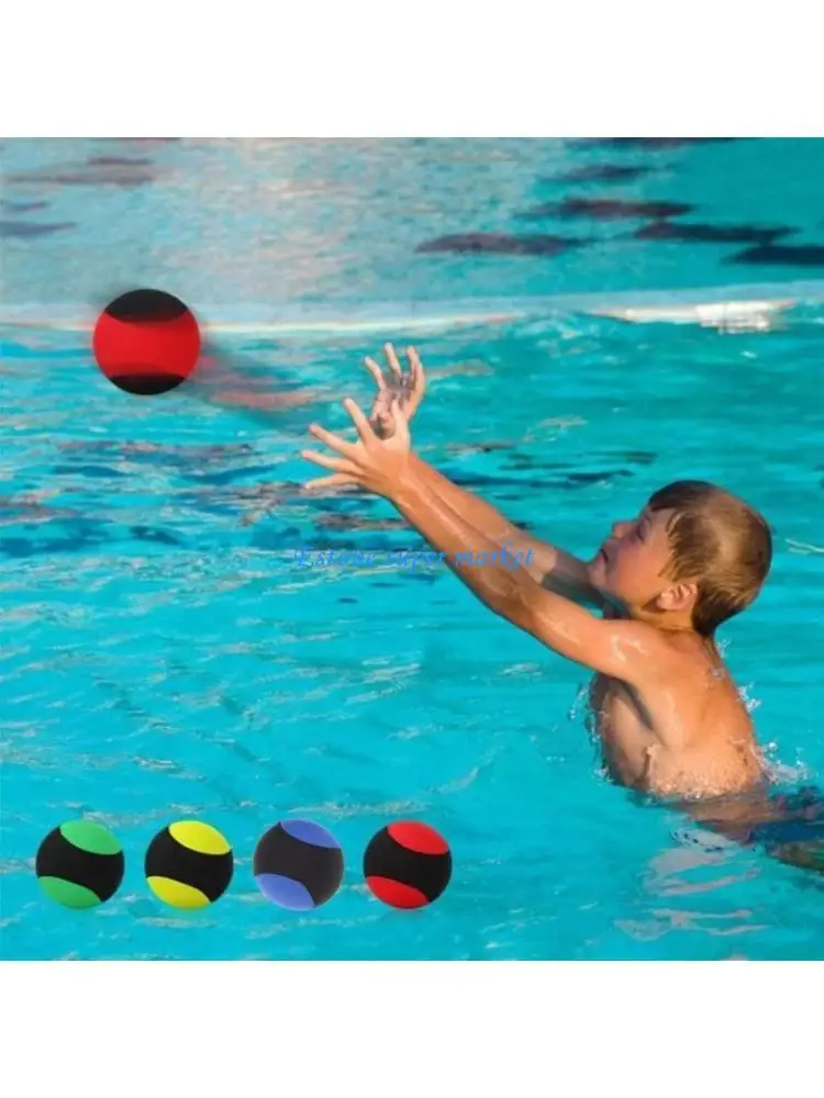 

090B 2-дюймовый прыгающий мяч с водой для игры на открытом воздухе, игрушка для пропуска, летняя подарочная игрушка для