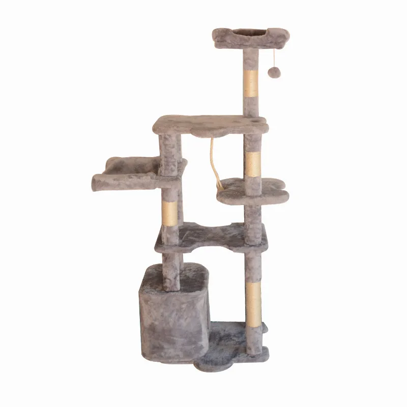 

Cat climbing frame litter integrated jumping platform for big cats Sisal cat climbing tree climbing frame