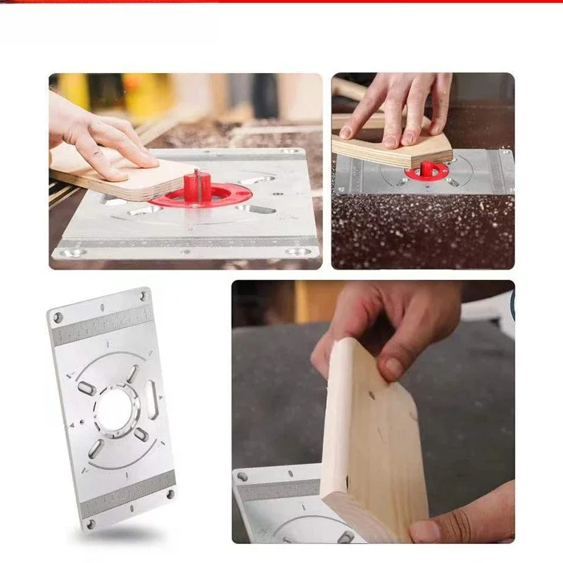 Bakelite Milling Aluminum-plastic Plate Electric Woodworking Slotting Trimming Machine Small Engraving Flip Plate Chamfering