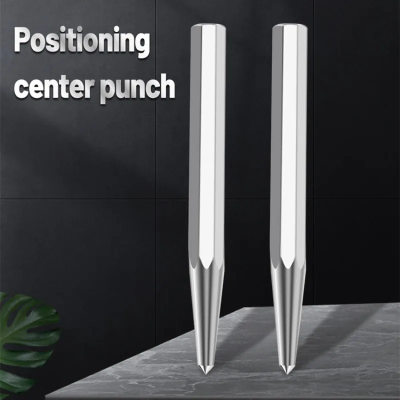 2pcsHigh Hardness Chrome Vanadium Alloy Steel Center Punch Locator Set for Durable Metal Drilling, Marking,Precision Positioning