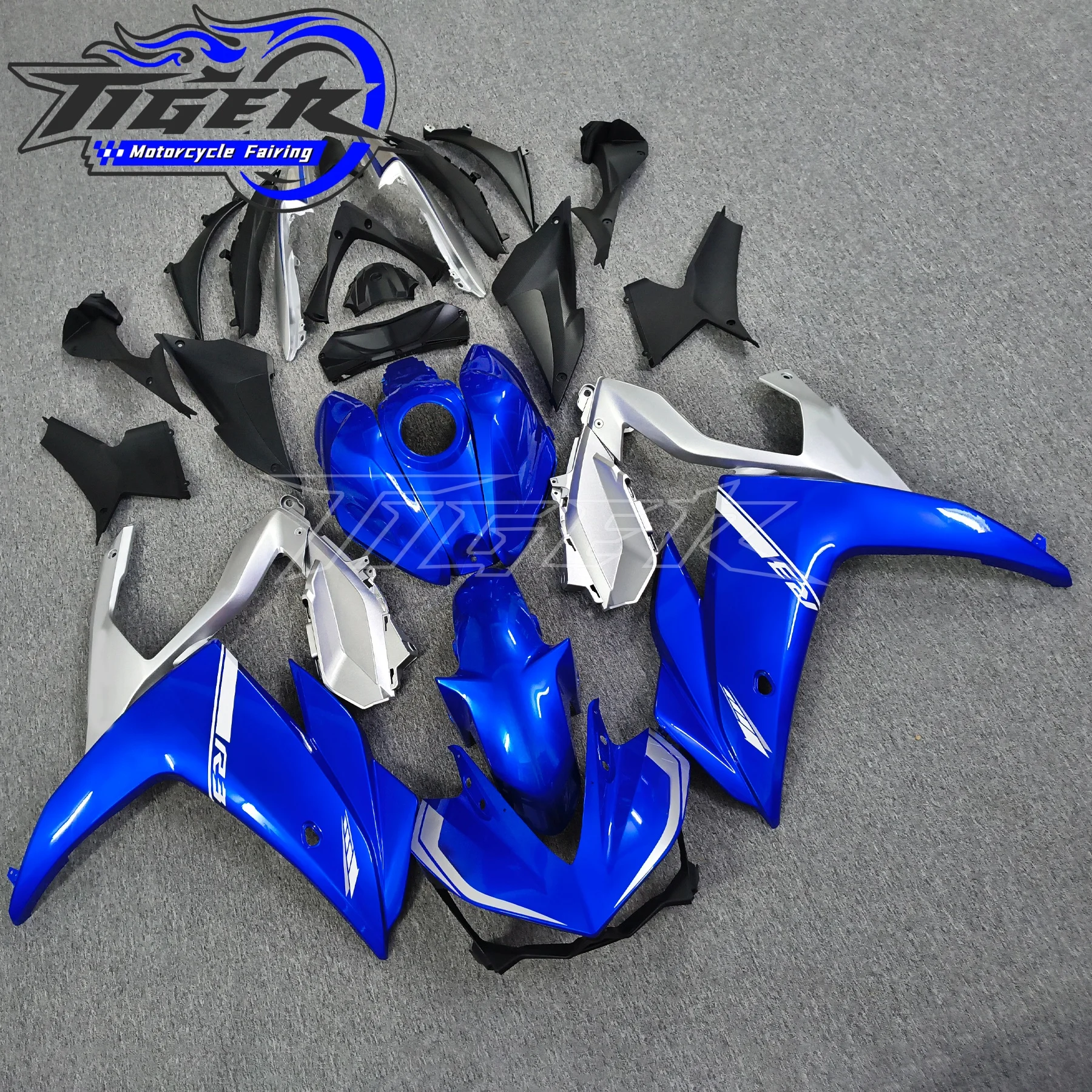 ABS carbon painted Motorcycle Fairing Kits for YAMAHA YZF-R3 YZF R25 2015 2016 2017 2018 YZF R3 15 16 17 18 Injection Bodywork