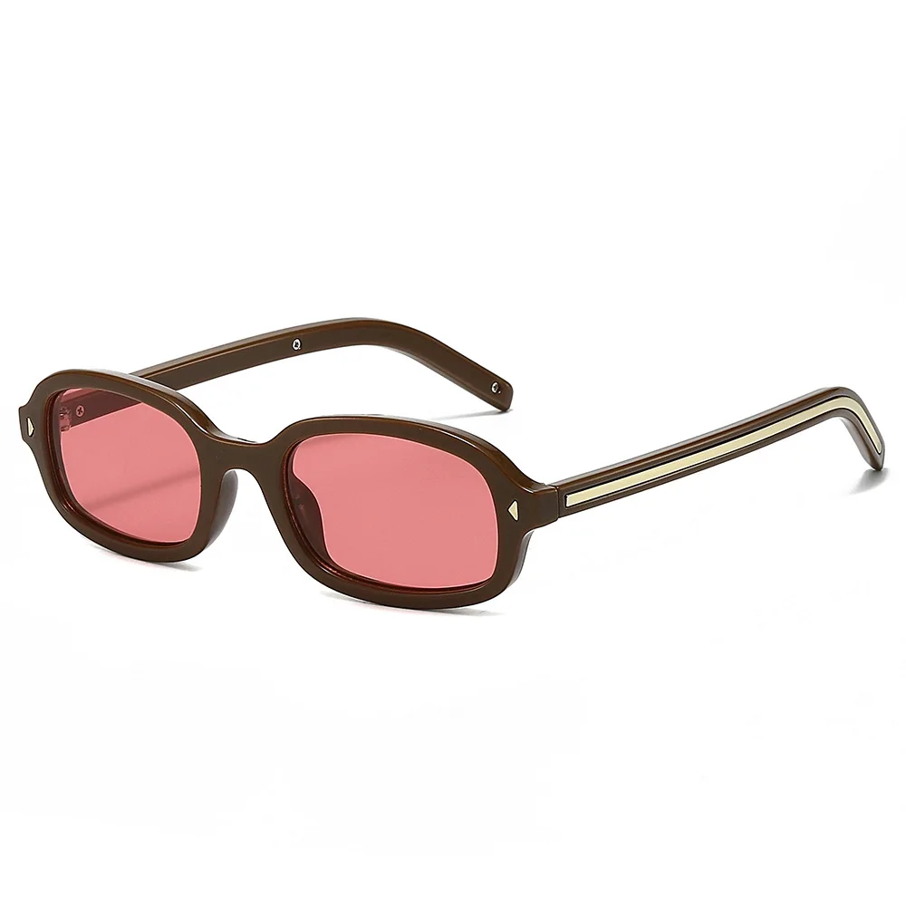 

0345 Fashion Square Sunglasses for Men Women, Compact Rectangular Sun Glasses, Vintage Retro Stylish Personalized Shades 605531