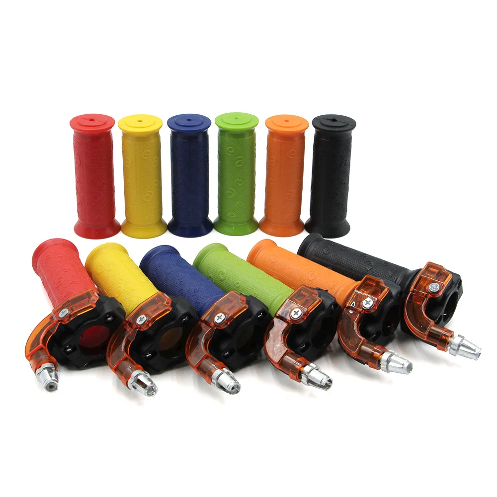 Motorcycle Visual Rotary Throttle Accelerator Grip Torsion Bar Handle for 47cc 49cc Mini Pit Dirt ATV Quad Pocket Motorized Bike