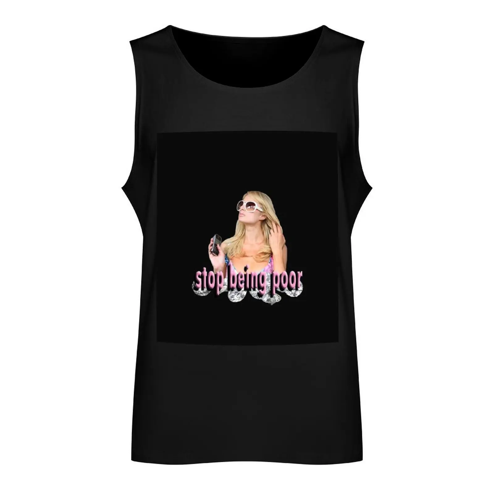 Paris-Hilton Tank Top muscular man gym shirts bodybuilding man