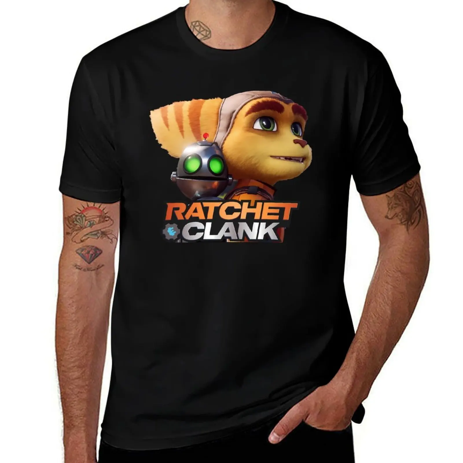 Ratchet and Clank T-Shirt Casual Work Wear T-Shirt