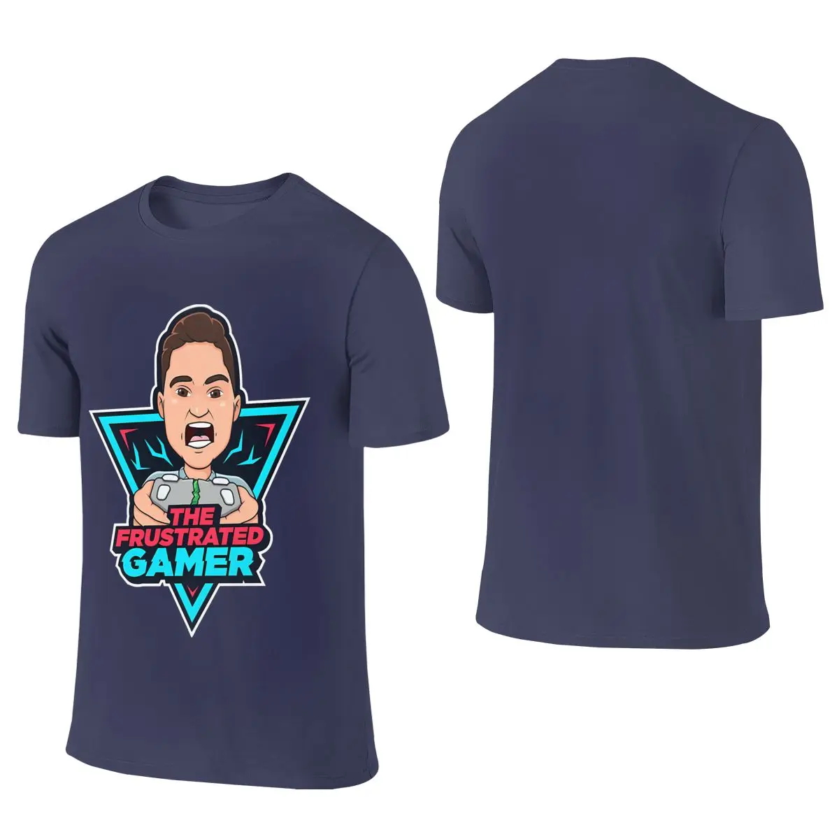Frustrateds Gamer Oversize Reversible T-shirt Minimalist Commuting   Shirt