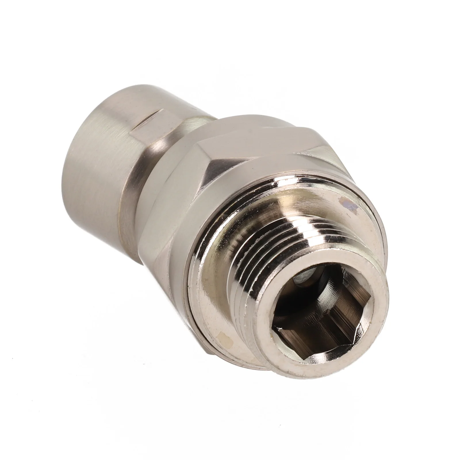 1PC Bathroom Ball Joint Hardware Adjustable Angle Easy Install Swivel Adapter Shower Head Connector Rustproof Large Water Flow