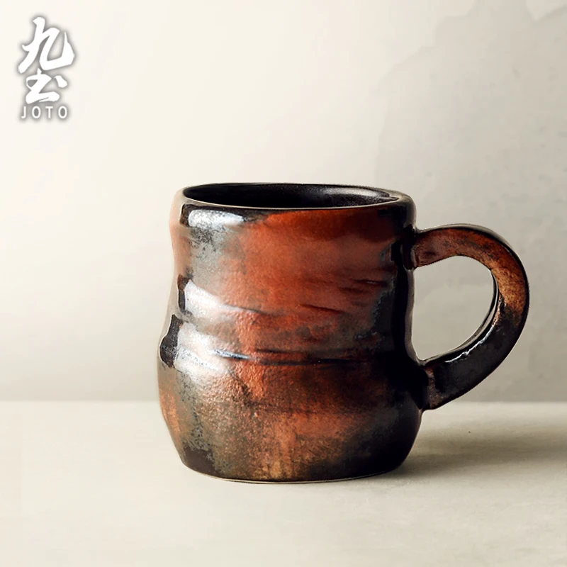 

JOTO Practical The unique design Handmade Vintage Creative Ceramic Coffee Mug CFR0129
