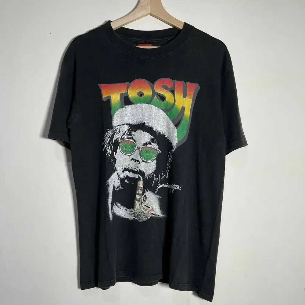 Vintage Peter Tosh 420 Jamaican Style Reggae The Wailers Bob Marley 90S T Shirt