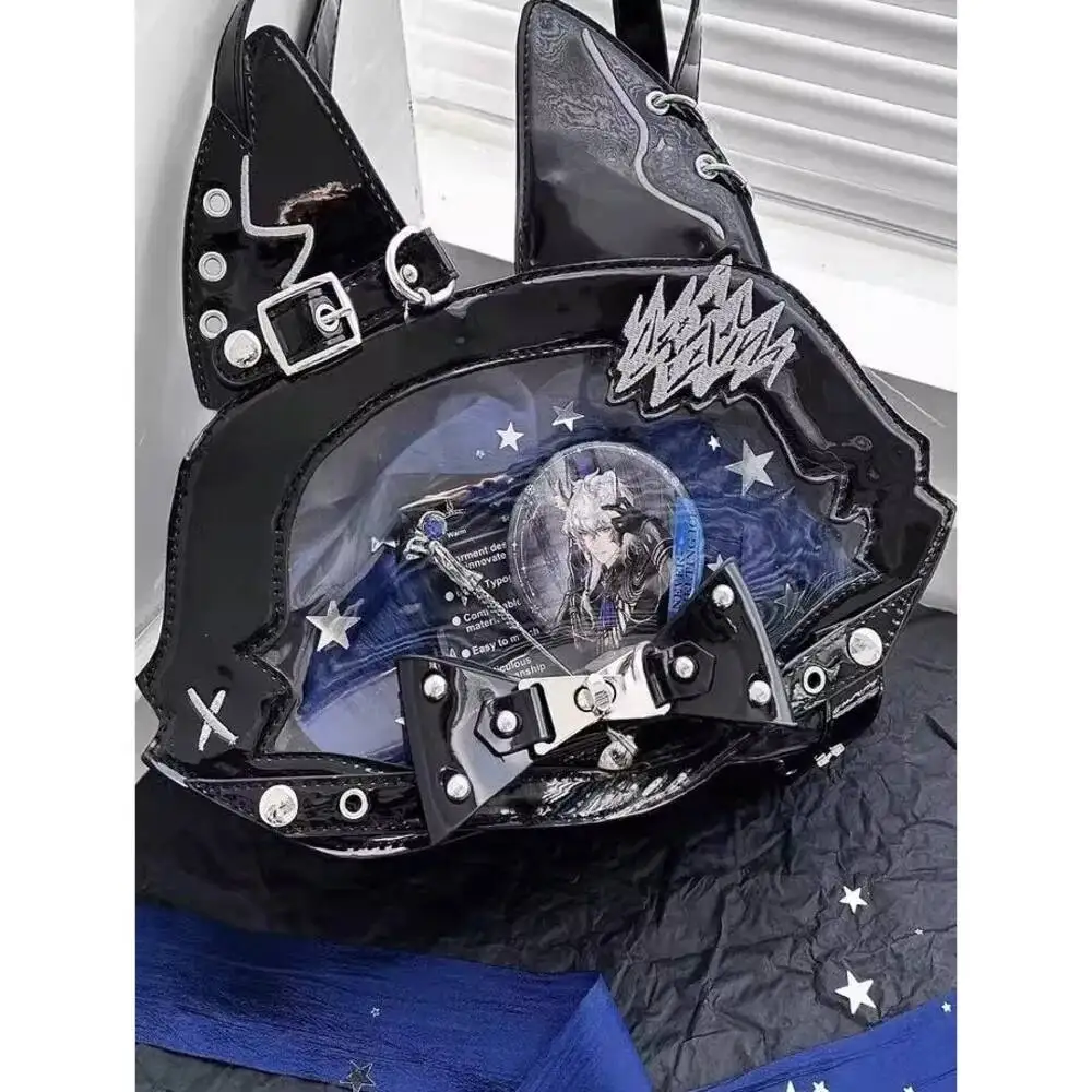bolsa-para-el-dolor-de-gato-2d-estilo-japones-gran-capacidad-charol-laser-insignia-para-chica-mochila-de-hombro-tipo-bandolera