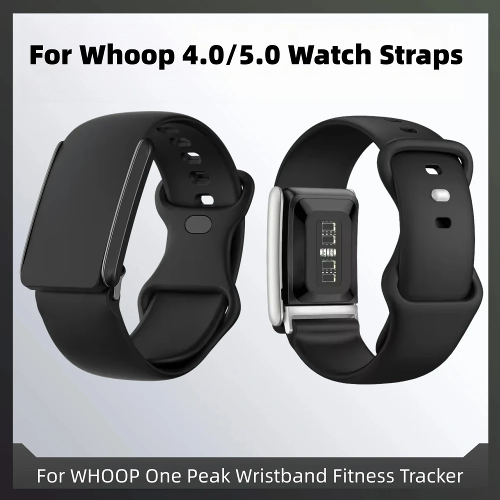 New For Whoop 4.0/5.0 Watch Straps Soft-Touch Silicone Bands For WHOOP One Peak Wristband Fitness Tracker Whoop Life ECG Straps