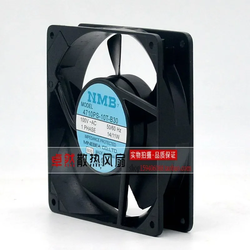 for NMB 4710PS-12T-B30 4710PS-10T-B30 Original 120x120x25mm Aluminum Frame AC Cooling Fan