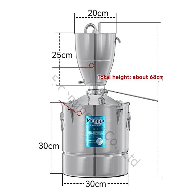 

New 20L Essential Oil Machine Extraction Distillation Equipment Hydrosol Agarwood Aroma Extraction Production Distiller