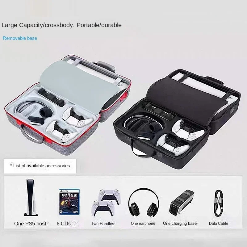 PS4コンソール用保護トラベルバッグ,デラックス,防水,コントローラー,ヘッドセットオーガナイザー,ハードキャリングケース