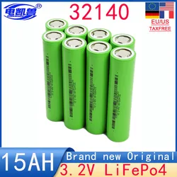 NEW 3.2V 15Ah 32140 Lifepo4 Battery 5C Discharge DIY 12v 24v 48V Power supply E-bike scooter motorcycle RV Solar Grade A Cell