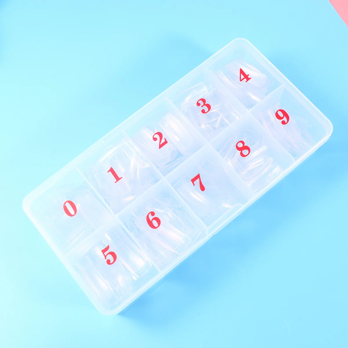 

500pcs Fake Nails Kit Transparent Nail Art Nail Art Decals Decals Set Easy Apply Manicure Tools For Party Salon Home Use